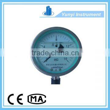 diaphragm type shock resistant pressure gauge