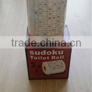 Custom novelty printed toilet paper tissue rolls