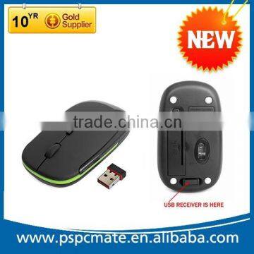 2.4GHz Wireless Optical Super Slim Gaming Mouse Mice + USB Receiver For PC Laptop