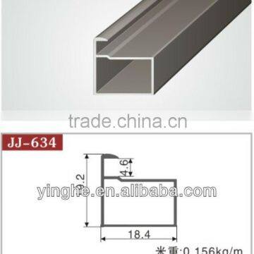 anodize aluminium profile 4mm glass cabinet door