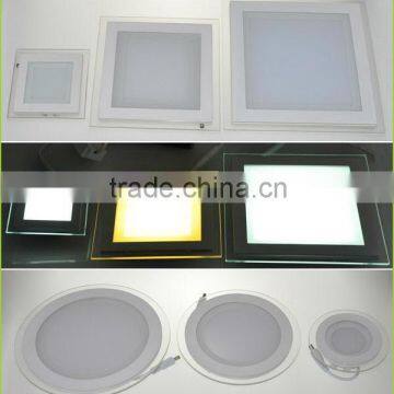 Hot selling 6w 12w 18w Epistar smd round you jizz tube glass panel light free porn tube cup wall panel led