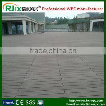 Wood Grain Wpc Deck Flooring for Extruded Plastic Composite Decking photo-4