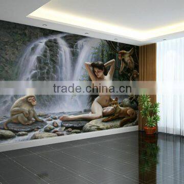 3D WallPaper Artistical Figure Wall Papers Sexy Decor Mural