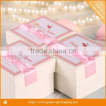 Fatory Price White Cardboard Wedding Invitation Box photo-2