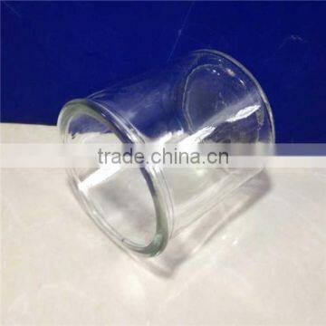 Round and Short Glass Candlestick Holders on Sale photo-3