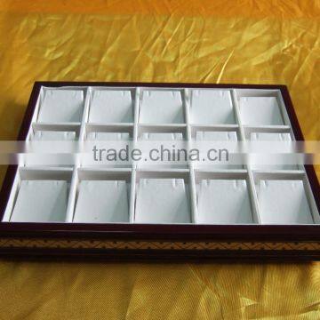 Customized wooden Pendants, earrings, necklaces Display Tray