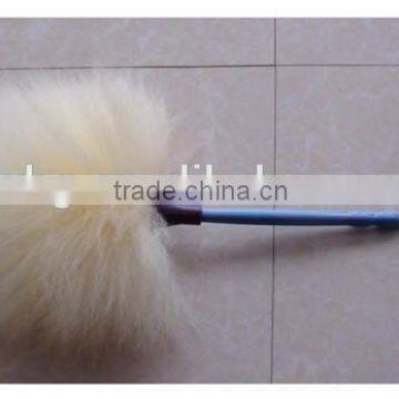 Lambswool Duster With Retractable Black Tube photo-2