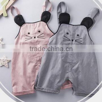 2016 Summer Baby Kids Mouse Jumpsuits Short Overall Pants