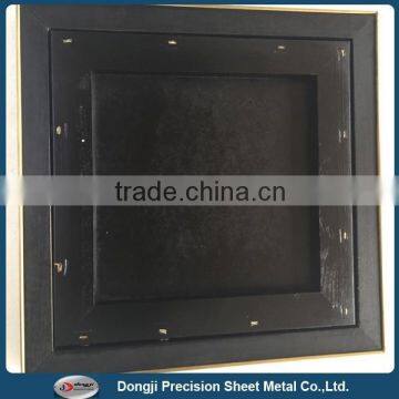 Brushed Stainless Steel Bathroom Mirror