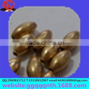 Lathe Accessories Solid Hollow Punch Straight Drilled Hole Brass Copper Oval Bead