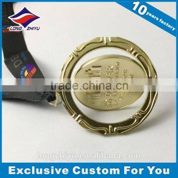 Novelty Customized Factory Direct Sale Metal Medal With Ribbon