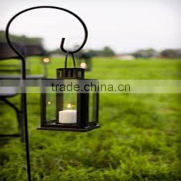 Garden wedding stand garden lanterns singel shepherd hook