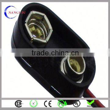 CCC silicone battery connector for 9v
