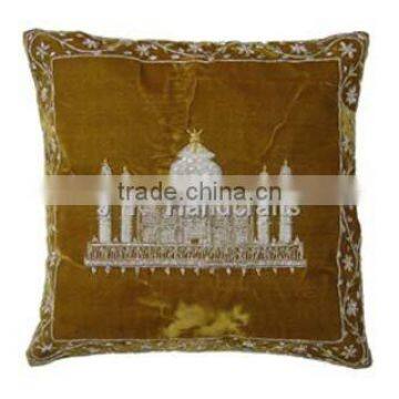 Designer Velvet Zardosi Handwork Cushion Covers