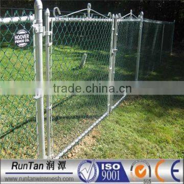 high quality hot dipped galvanized and pvc coated chain link fence gate