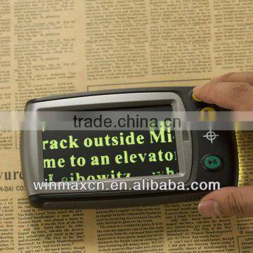 4.3 inches Handheld Portable LCD digital Video Magnifier 7 Color Modes Battery Powered TV out Zoom Freeze