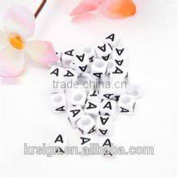 Lucite,Acrylic, Plastic Loose Beads Material Alphabet,acrylic Alphabet Beads photo-3