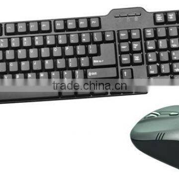 Black Colour Slim Wireless Mouse and Keyboard Combo With Nano Receiver photo-2