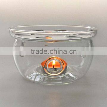 Fire resistant glass warmer