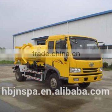 good price 6000L FAW vacuum sewage truck