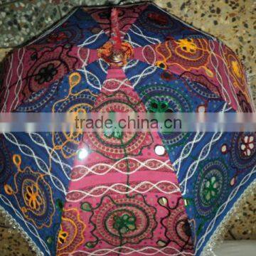 patchwork decorative umbrellas from india