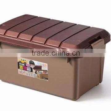 Hard PP plastic 60L car organizer trunk storage box