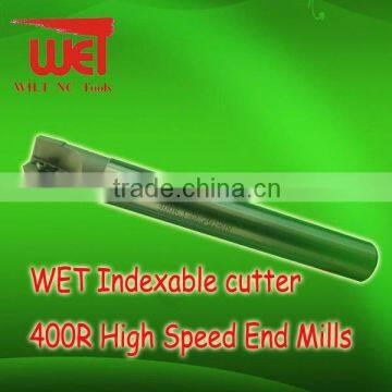 Indexable cutter 400R High Speed End Mills for cnc