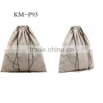 Yiwu wholesale promotion organic cotton drawstring backpack