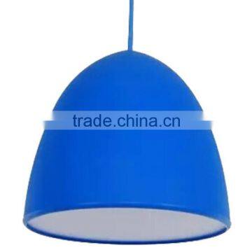 Silicone Pendent Light, Suspension Lamp Light Fixture With Colored Fabric Wire