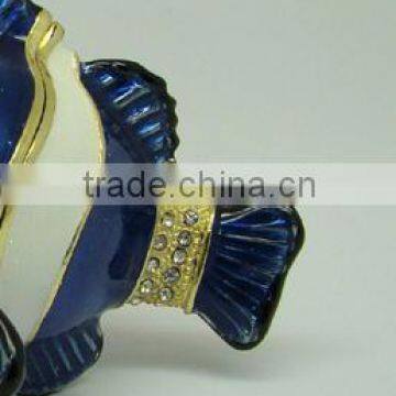 Hot Selling Pewter Enamel NEMO Jewelry Box photo-4