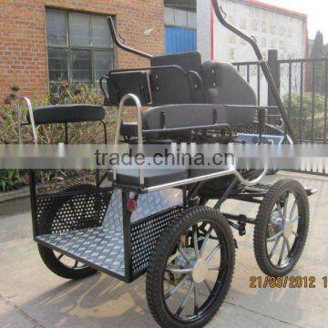 Stainless Steel Marathon Horse carts for 2horse