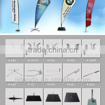 promotional wind feather flag for indoor outdoor adverting