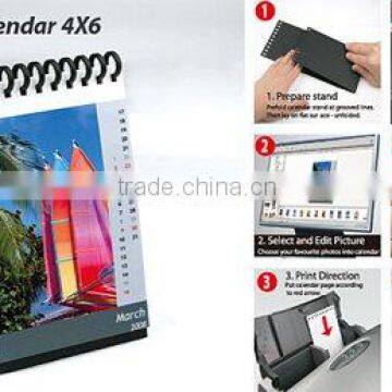 DIY Inkjet Personalized Photo Calendar 4*6 Size (Family Gift)