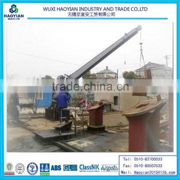 marine single arm rescueboat davit deck davit