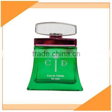 100ML Graceful Green Glass Perfume Bottles