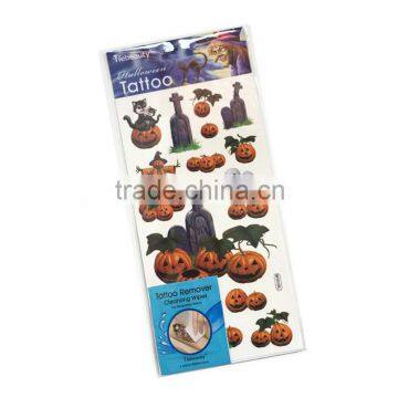 Halloween Series Pumpkin Art Tattoo Festival Custom Temporary Tattoo Sticker