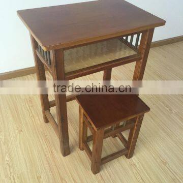 School Furniture Wood Combo School Desk and Chair HXZY026 Wood Desk photo-4