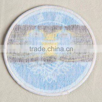 Woven Badge With Light Blue Background for Baby Outdoor Clothing photo-2