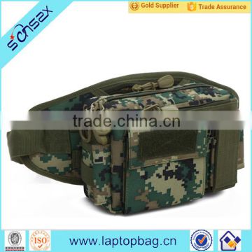 Canvas small waist packs running bag sports running belt military bag