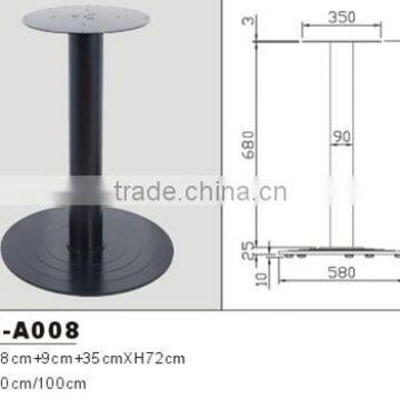 Hot sale coffee dining round wrought cast iron table base table leg HS-A008