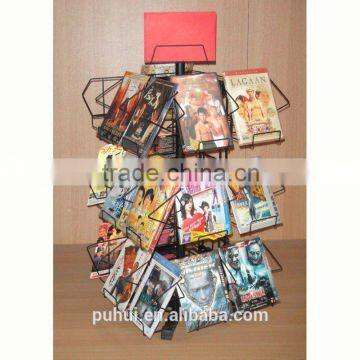 counter spinning dvd display stand