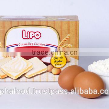 GIFT FOR YOUR FRIEND - LIPO EGG 100G/BOX CREAM COOKIES