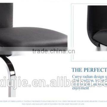 Z2036 Hot Selling s Shape Dining Chair Modern Leather Steel Dining Chairs photo-4