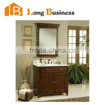 LB-LX2095 Top quality solid wood bathroom cabinet 12 months warranty