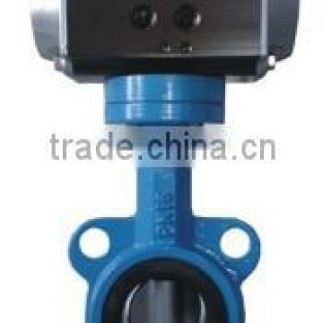 butterfly valve with pneumatic actuator(HAT-75D)