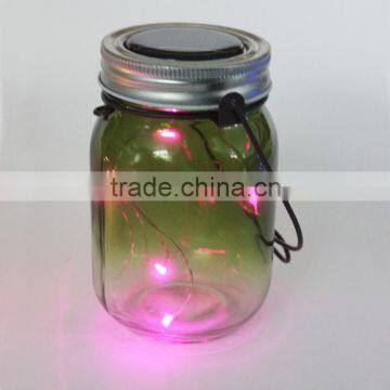 Color change led fairy door garden solar light