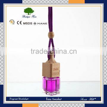 5ML/8ML/glass material and car,household,bathroom Industrial use hanging car perfume factory wholesale