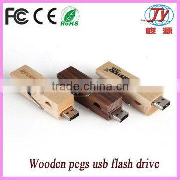 Wooden usb thumb drives with logo printing