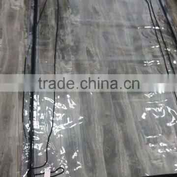 Clear PVC Fabric Roller up Outdoor Blinds