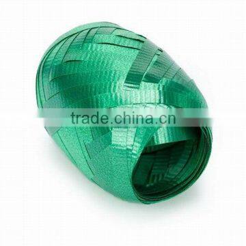 HOT SALE Green Crimped Poly Cake Wrapping Decorative Ribbon